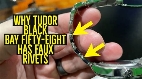 tudor fake rivets|Why Tudor Black Bay Fifty.